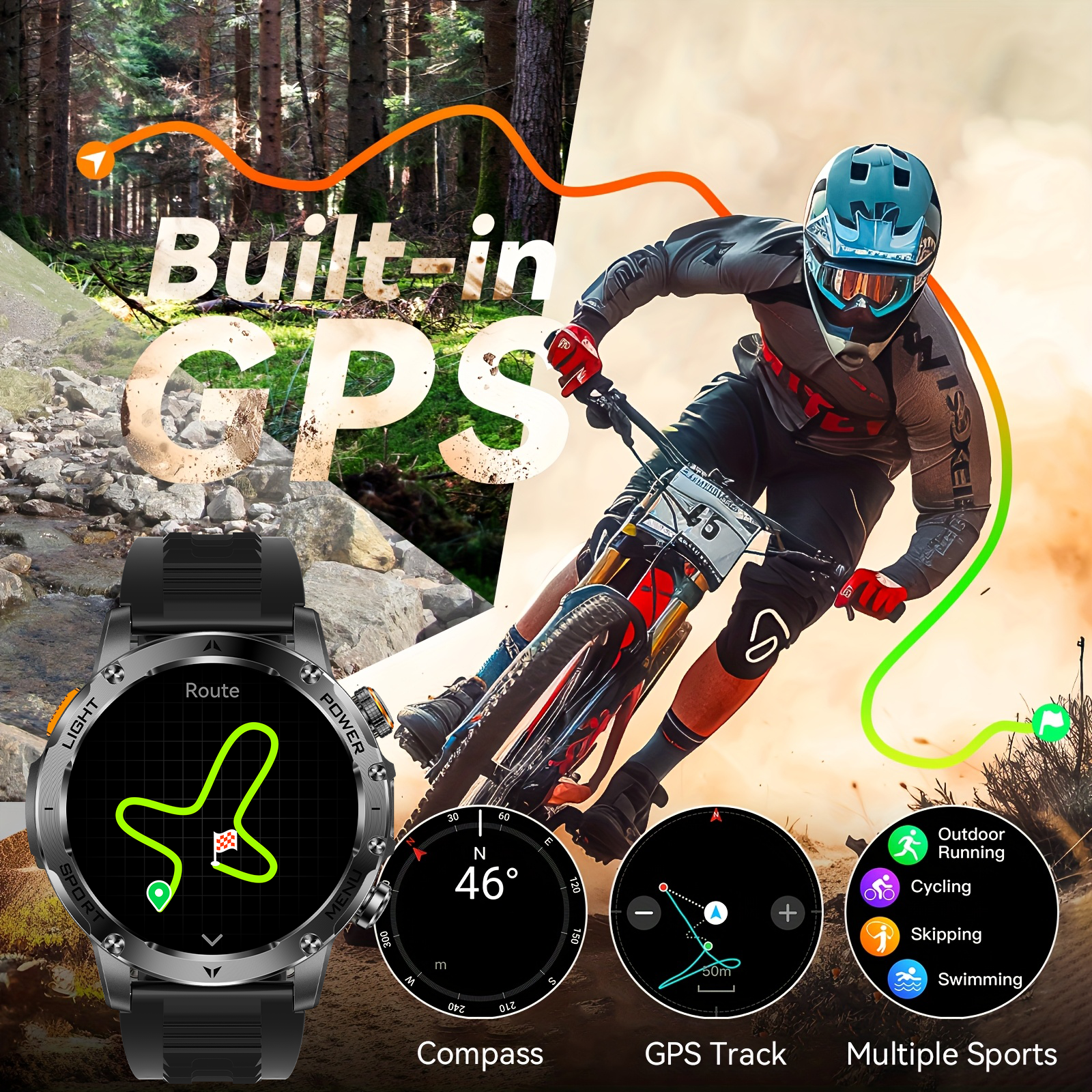 2025 New GPS Outdoor Sports Sm - огляд і ціна Compass Lensatic