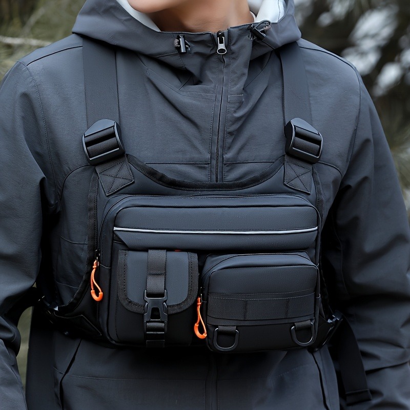 Men's Tactical Chest Bag, Runn - огляд і ціна Fishing Kit Compact