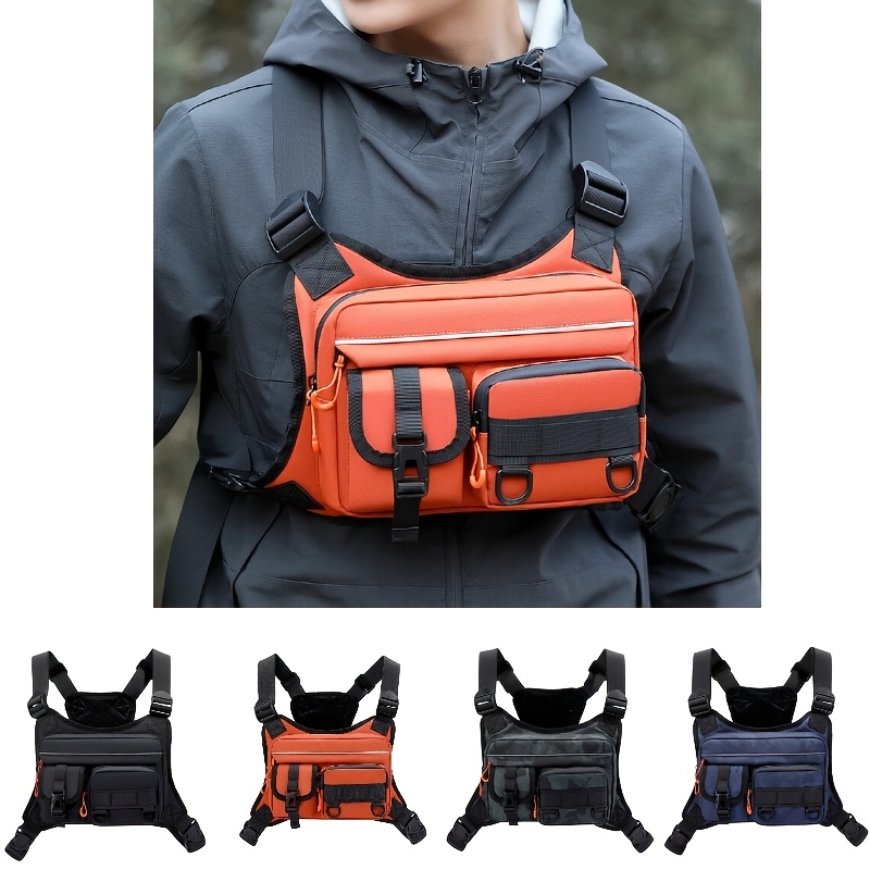 Men's Tactical Chest Bag, Runn - огляд і ціна Fishing Kit Compact