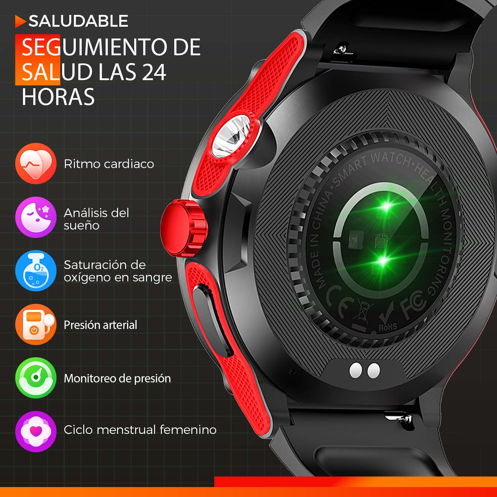 EIGIIS Smart Watch 3ATM Waterp - огляд і ціна Compass Lensatic