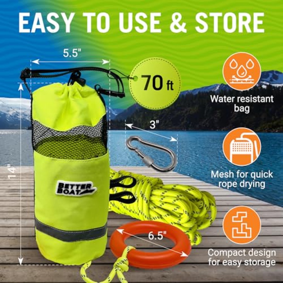 Water Throw Bag for Rescue Rop - огляд і ціна Rescue Rope Throw