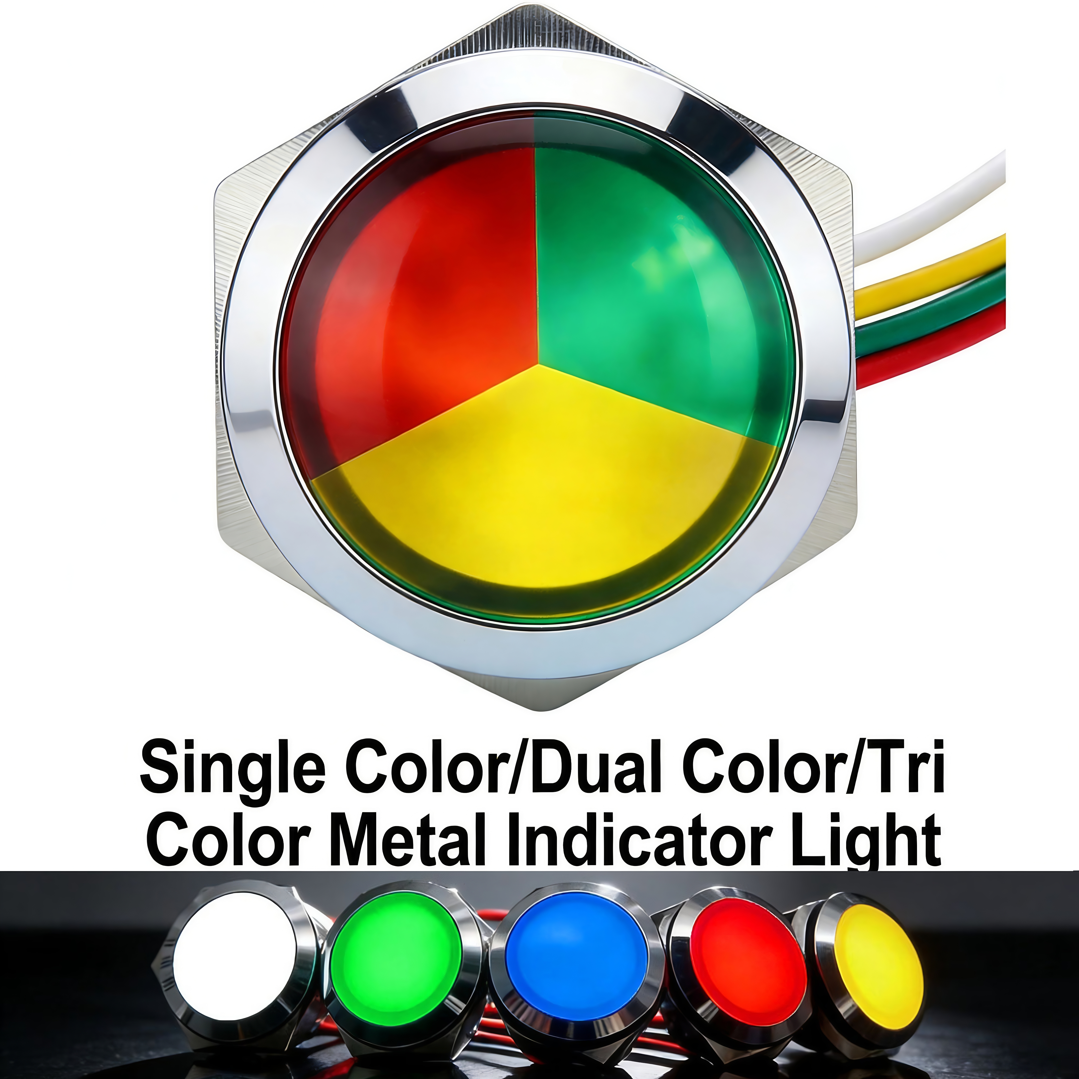 Metal LED Indicator Light 12mm - огляд і ціна Signal Panel Orange
