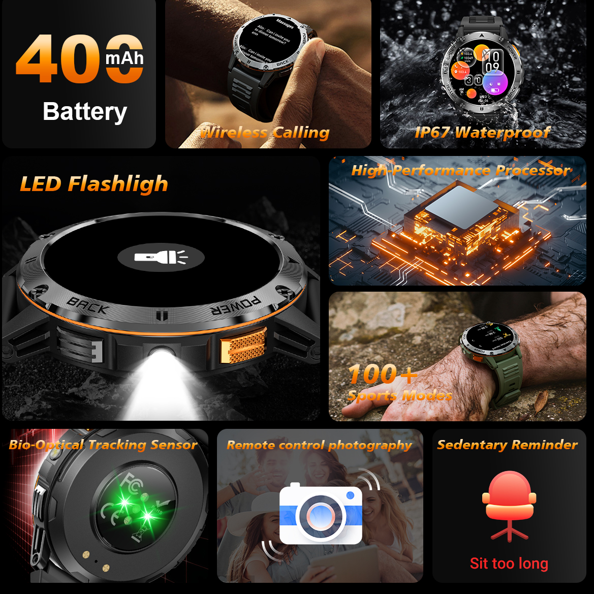DAORKOW 2026New Smart Watch Wi - огляд і ціна Compass Lensatic