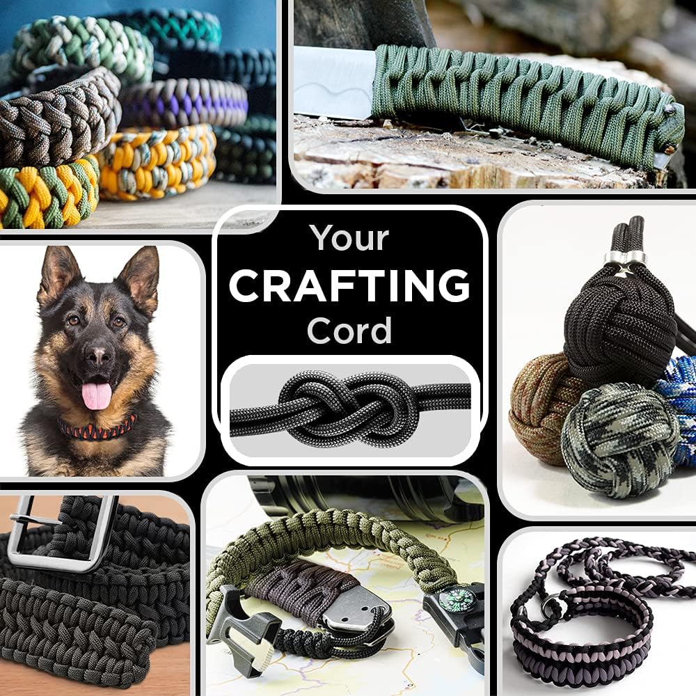 Paracord Type III 550 White 10 - огляд і ціна Para Cord 1000Ft