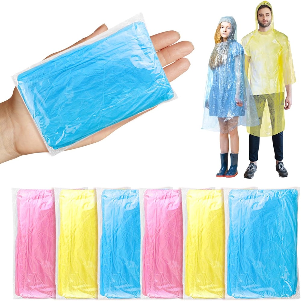 twoworld 30 Pcs Disposable Rai - огляд і ціна Emergency Poncho Rain