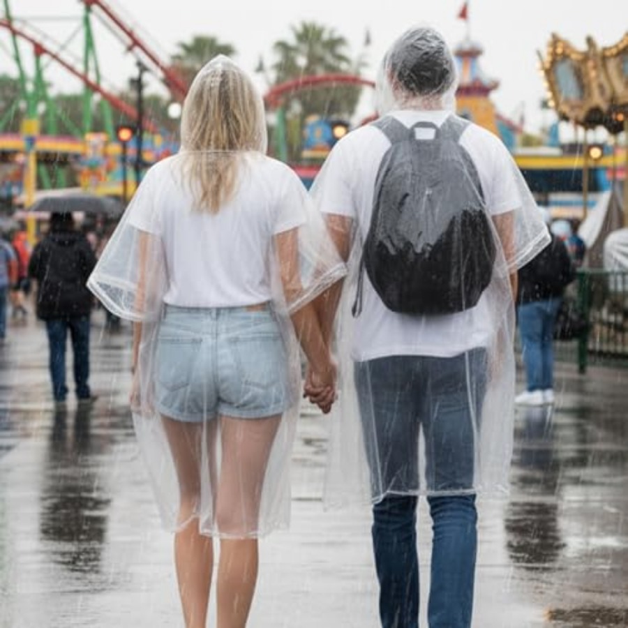 APEXUP Disposable Rain Ponchos - огляд і ціна Emergency Poncho Rain