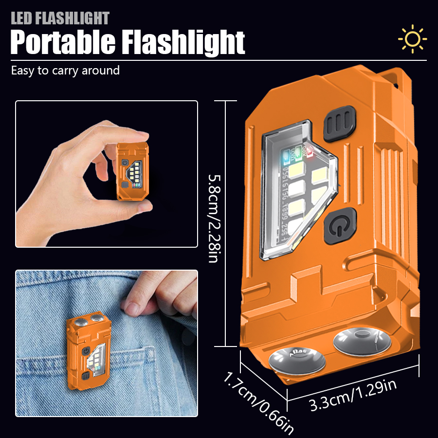 Mini Keychain EDC Flashlight R - огляд і ціна Fishing Kit Compact