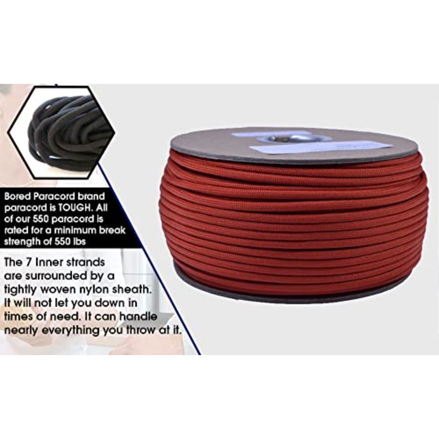 Paracord 1000 ft. Spool - Blac - огляд і ціна Para Cord 1000Ft