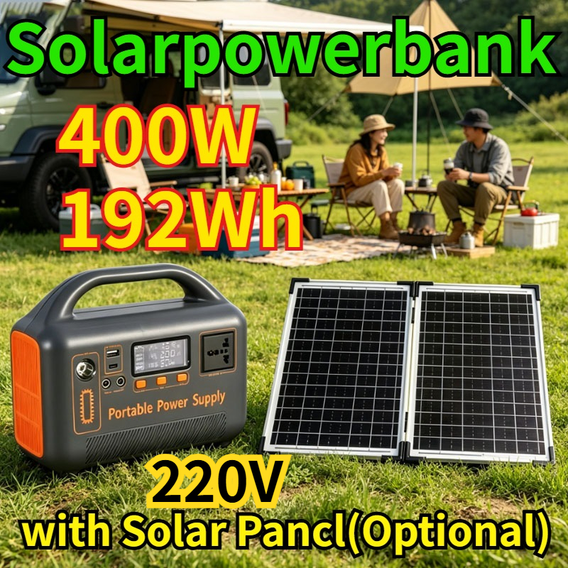 New 400W Portable Power Statio - огляд і ціна Solar Emergency Charger