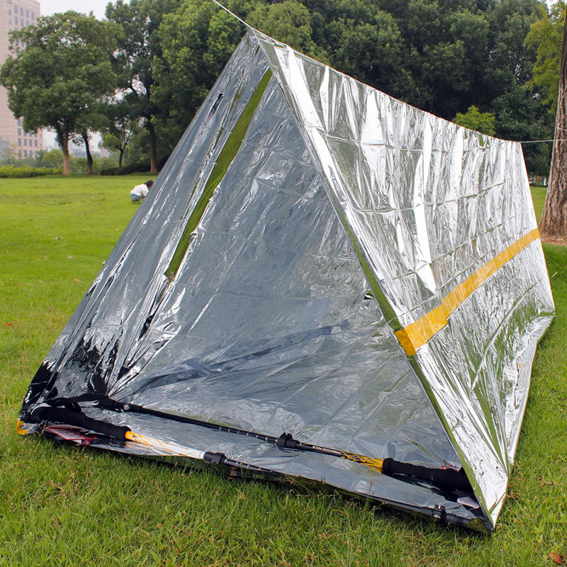 Lightweight Emergency Shelter  - огляд і ціна Emergency Mylar Tent
