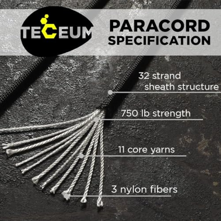 Paracord Rope 750 lb 1000ft/ 2 - огляд і ціна Para Cord 1000Ft