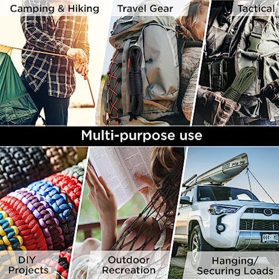 Paracord Rope 750 lb 1000ft/ 2 - огляд і ціна Para Cord 1000Ft