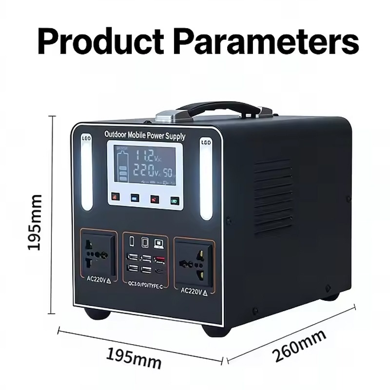 220V LiFePO4 Portable Power St - огляд і ціна Solar Emergency Charger