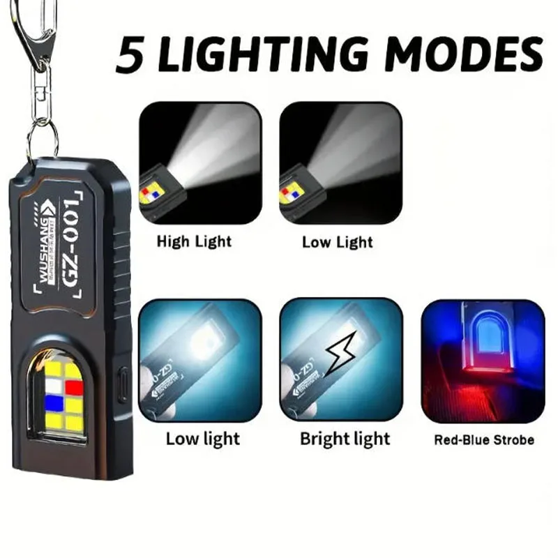LED Keychain Flashlight Type C - огляд і ціна Fishing Kit Compact