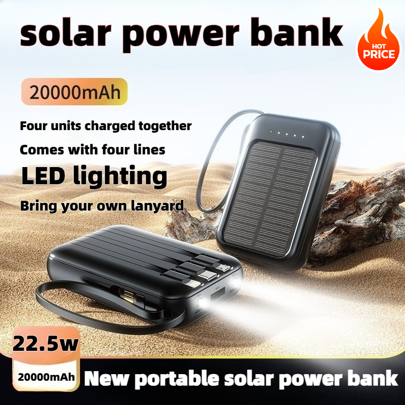 50000mAh Solar Power Bank Supe - огляд і ціна Solar Emergency Charger