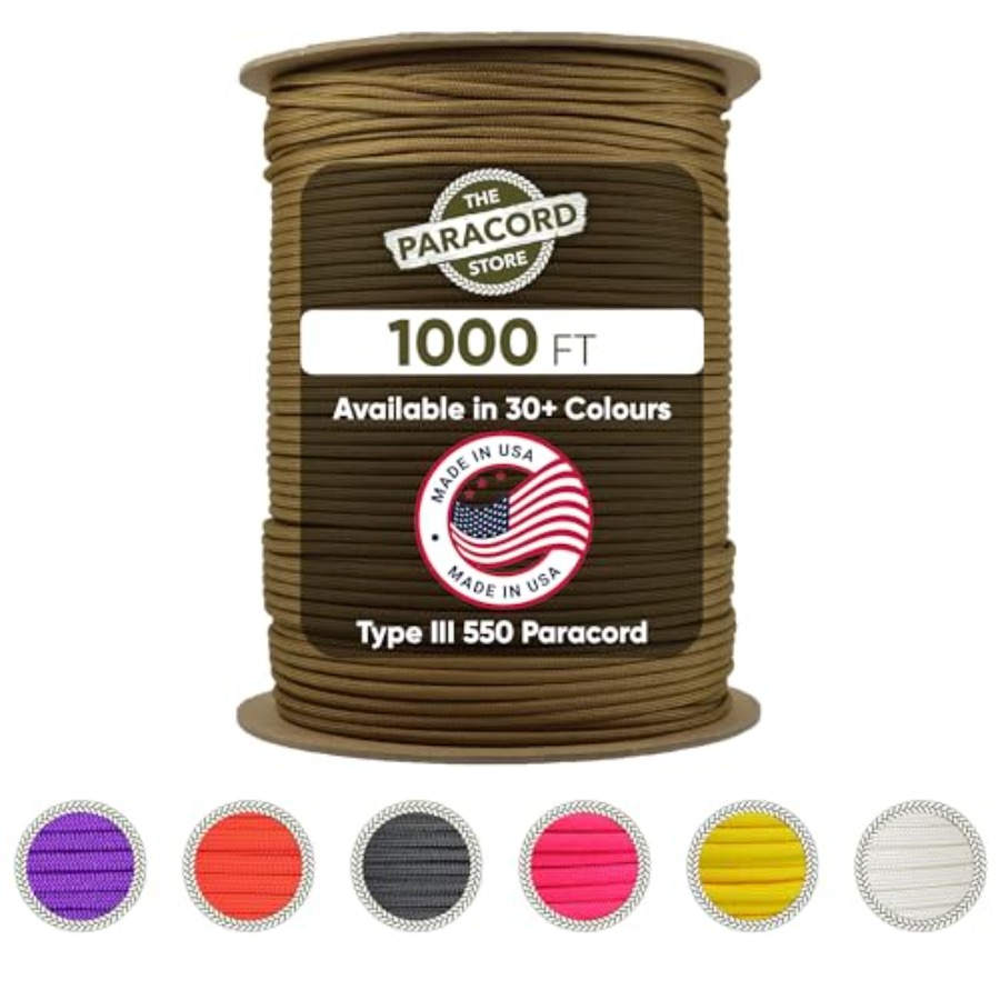 Type III 550 Paracord - 1000 F - огляд і ціна Para Cord 1000Ft