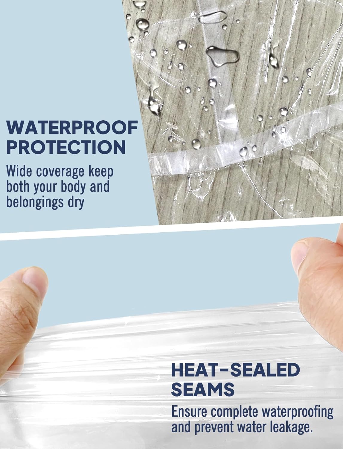 Disposable Rain Poncho for Adu - огляд і ціна Emergency Poncho Rain