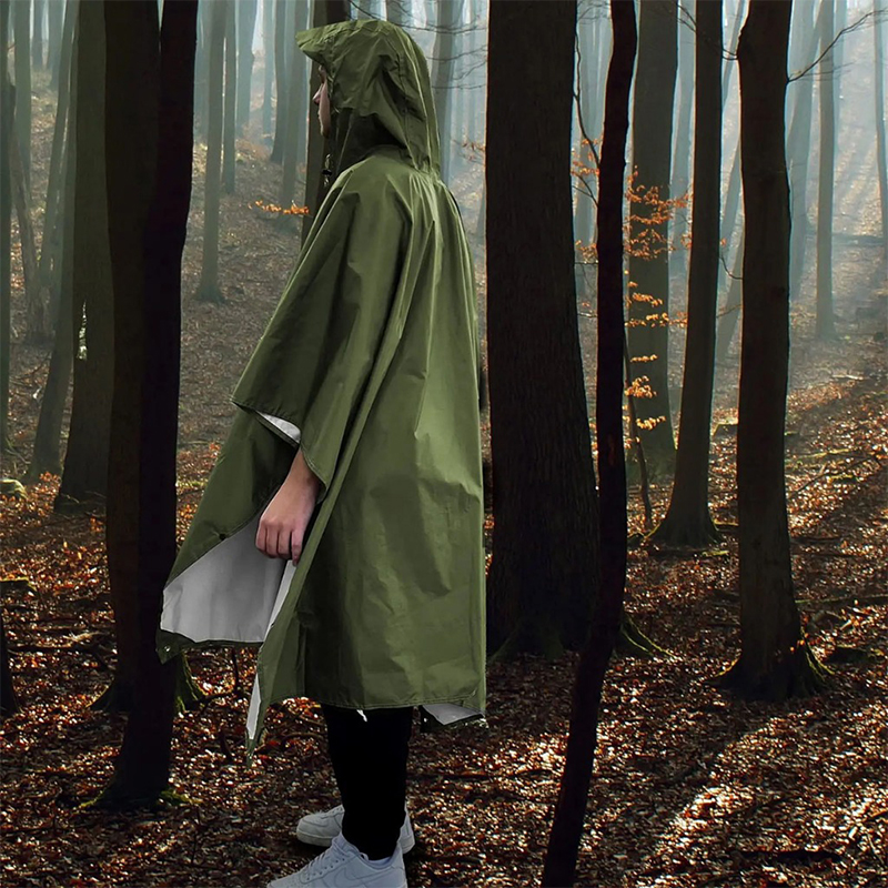 Heavy Duty Rain Poncho For Bac - огляд і ціна Emergency Poncho Rain