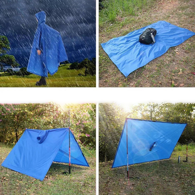 Heavy Duty Rain Poncho For Bac - огляд і ціна Emergency Poncho Rain