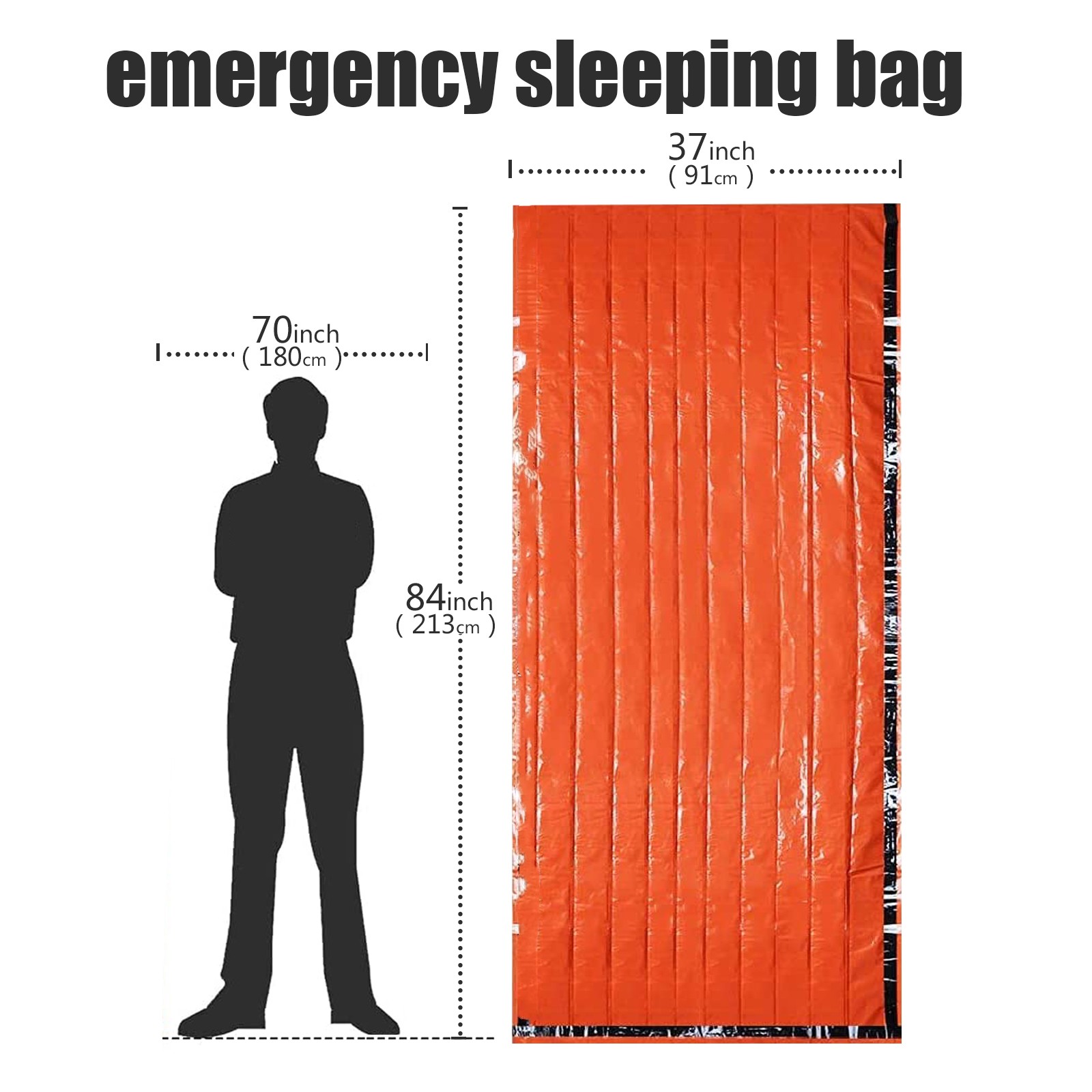 Emergency Sleeping Bag, Mylar  - огляд і ціна Emergency Mylar Tent