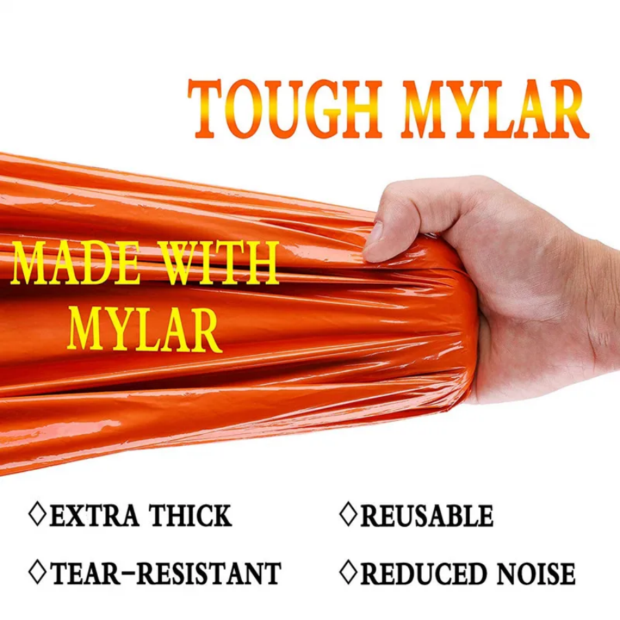 Emergency Sleeping Bag, Mylar  - огляд і ціна Emergency Mylar Tent