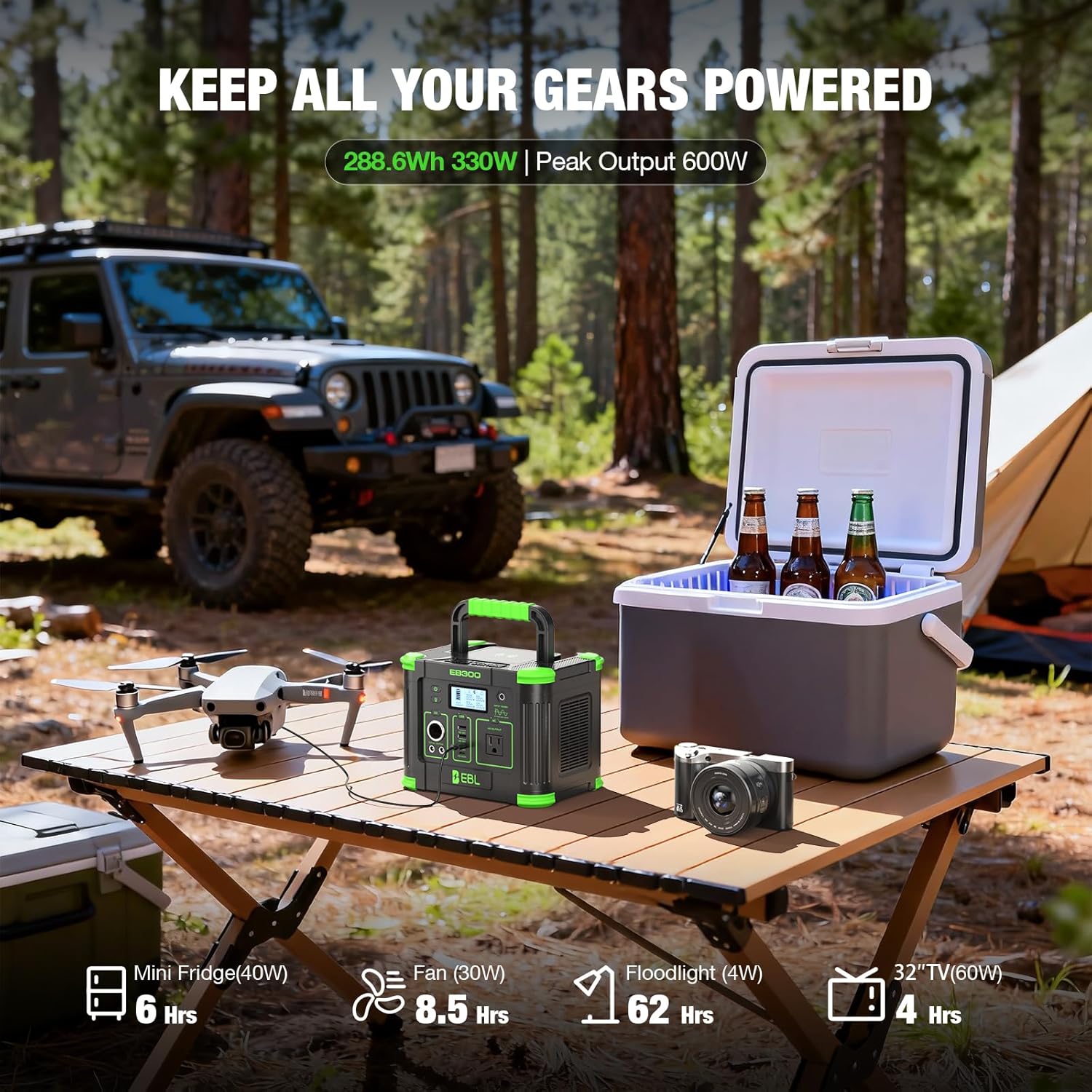 330W Portable Power Station 28 - огляд і ціна Solar Emergency Charger